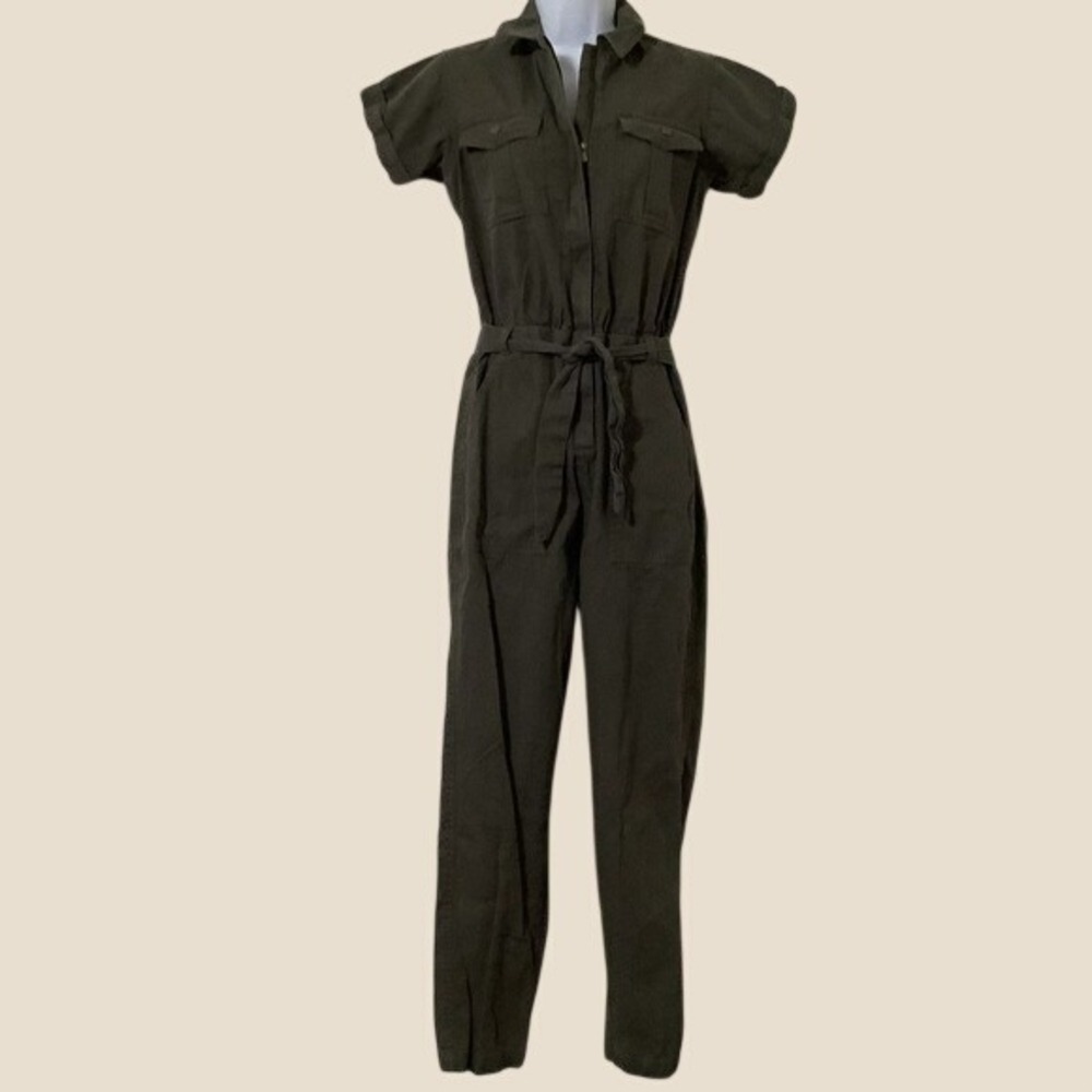 The Normal Brand Jumpsuit XS Utility Military Gorpcore Retro 100% Cotton Chores